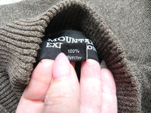Load image into Gallery viewer, Mountain Expeditions Sweater Womens Large Brown Buttons Mock Neck Outerwear Lady
