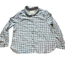Load image into Gallery viewer, Old Ranch Shirt Womens Extra Large Blue Oversized Button Up Cowgirl Pockets
