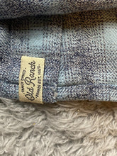 Load image into Gallery viewer, Old Ranch Shirt Womens Extra Large Blue Oversized Button Up Cowgirl Pockets
