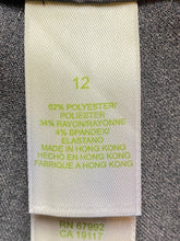 Load image into Gallery viewer, Sigrid Olsen Pants Womens 12 (33x31) Gray Straight Leg Trouser Spandex Dress
