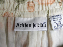 Load image into Gallery viewer, Adrian Jordan Skirt Womens 22/24 AOP Flower Boho Chic A-line Flare Rayon Ladies
