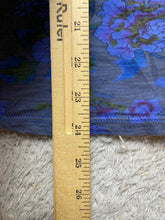 Load image into Gallery viewer, Lucky Brand Shirt Womens 3X Periwinkle Keyhole AOP Flower Boho Indie Plus Ladies
