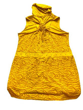 Load image into Gallery viewer, RocaWear Dress Women 3X Yellow Hip Cool Rapper Hoodie Studded Rayon Spandex Plus
