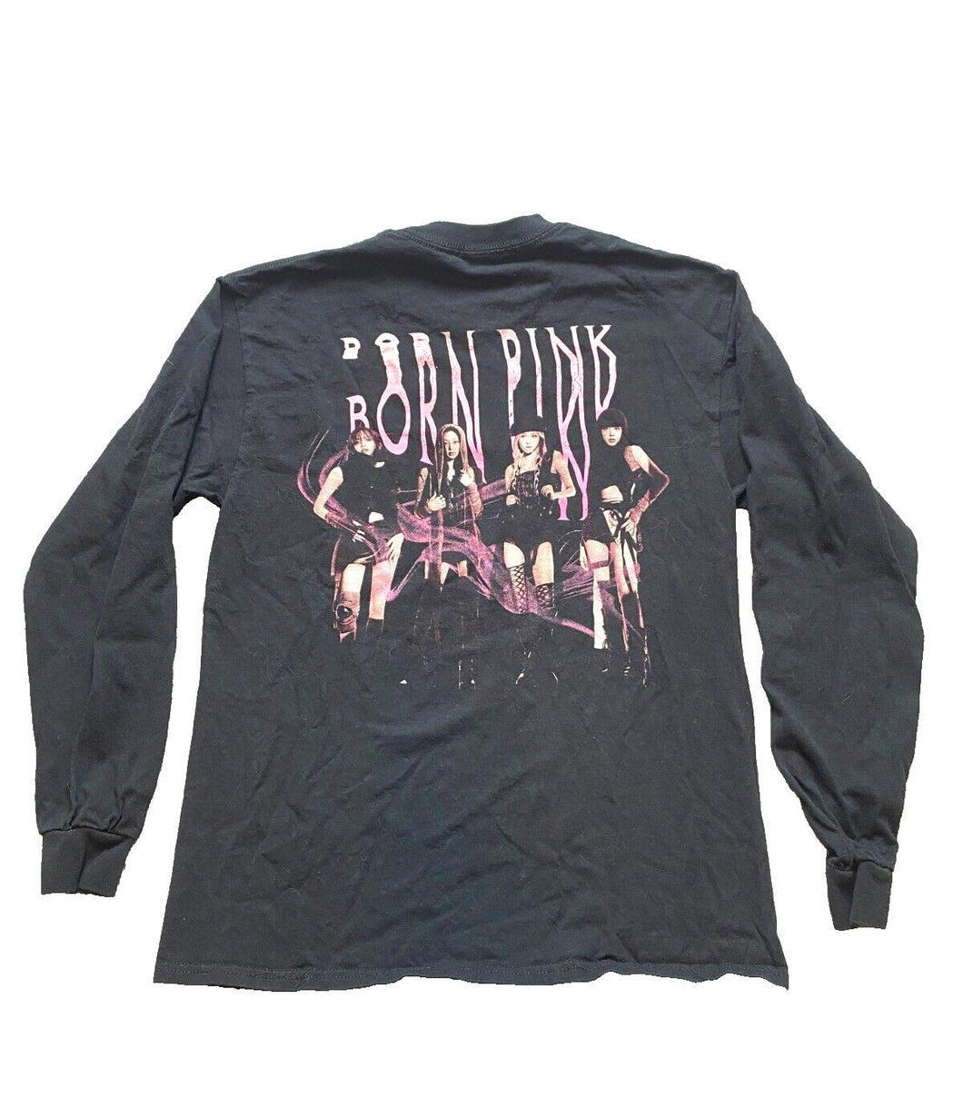 Blackpink Shirt Adult Medium Black Born Pink Official World Tour K-Pop Mens