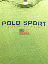 Load image into Gallery viewer, POLO Ralph Lauren Shirt Adult Large Avocado Green Spell Out Streetwear USA Mens
