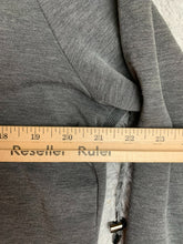 Load image into Gallery viewer, Zenergy by Chicos Sweater Womens 2 Gray Toggle Cardigan Spandex Asymmetric
