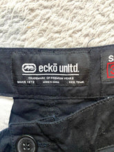 Load image into Gallery viewer, Ecko Unltd Shorts Adult 36x11 Black Cargo Pockets Rhino Brand Baggy Outdoor Mens

