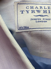 Load image into Gallery viewer, Charles Tyrwhitt Shirt Adult 16.5/36 2XL Pale Blue Button Up Casual Dress Mens
