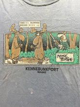 Load image into Gallery viewer, Kennebunkport Maine Shirt Adult Medium Steel Gray Moose Texting Hunter Hunt Mens
