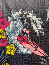 Load image into Gallery viewer, Good Vibes Shirt Adult 3XL Tiki Flamingo Beach Hawaiian AOP Skeleton Surf Mens
