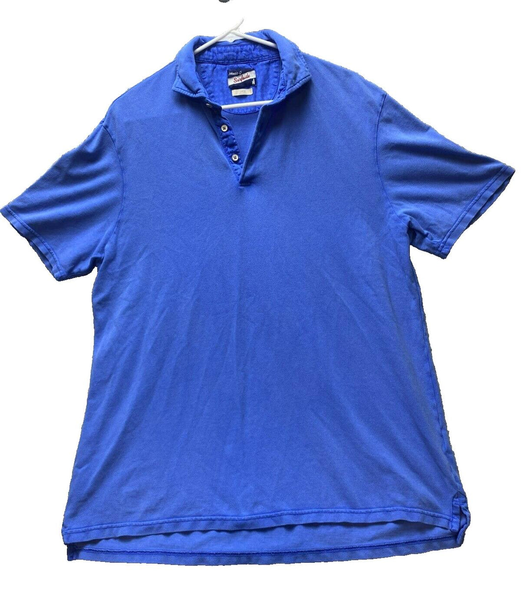 Johnnie O Shirt Adult Large Surfside Surfboard Surfing Preppy Stretch Polo Mens