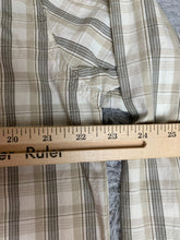 Load image into Gallery viewer, Calvin Klein Jeans Shirt Adult Extra Large Tan Plaid Snaps Embroidery Y2K Mens
