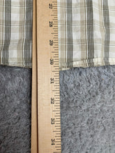 Load image into Gallery viewer, Calvin Klein Jeans Shirt Adult Extra Large Tan Plaid Snaps Embroidery Y2K Mens
