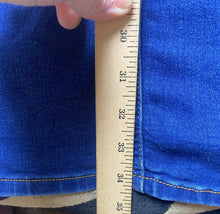 Load image into Gallery viewer, Be Girl Skirt Womens 3XL (40x34) Blue Denim Pencil Maxi Spandex Whiskered Modest
