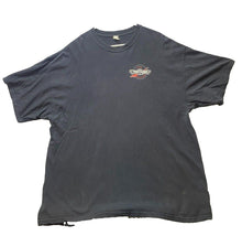 Load image into Gallery viewer, Tour Tough Shirt Adult 2XL Black On The Road Around The World Streetwear Mens
