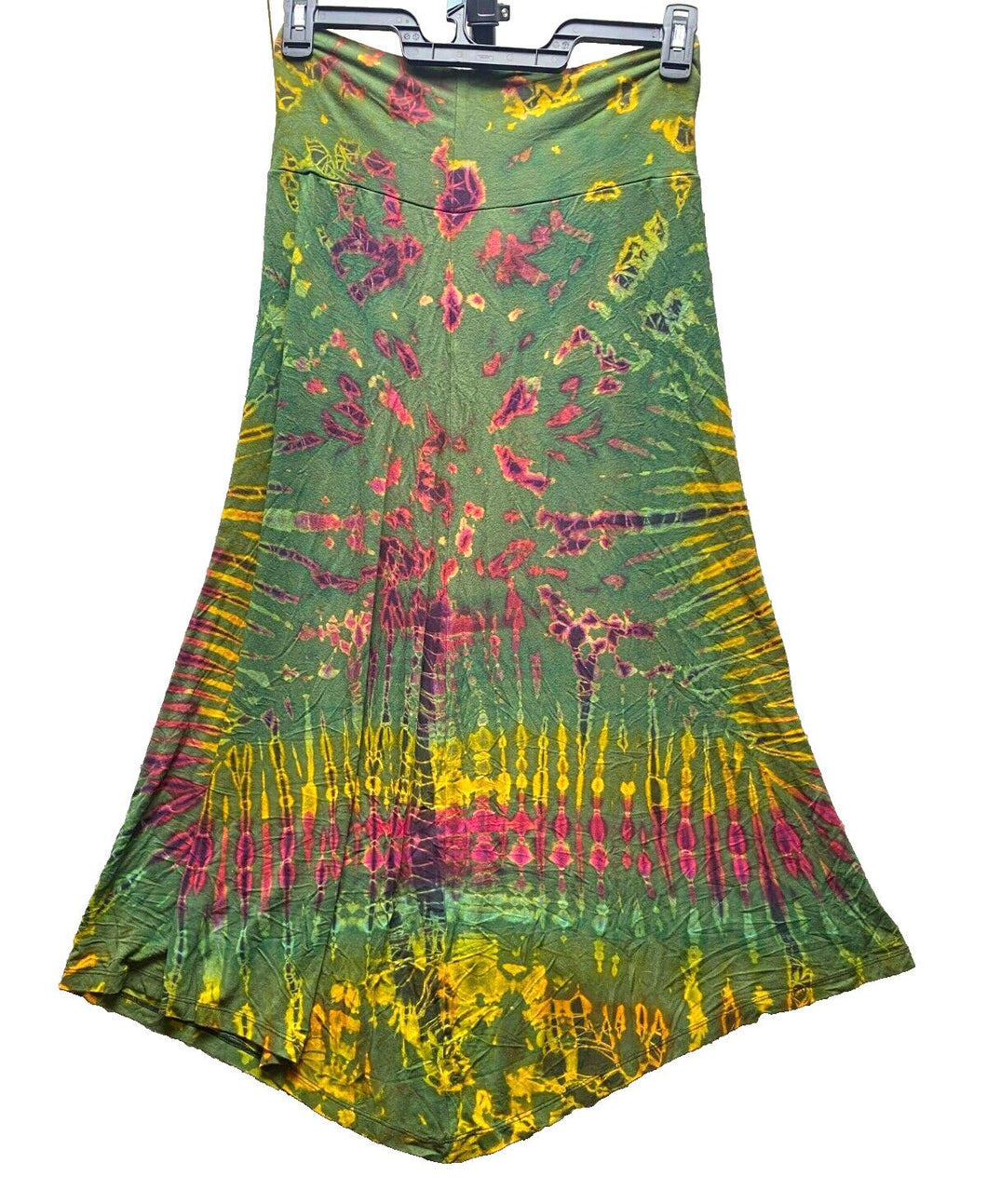 Kathmandu Imports Skirts Womens 30x37 AOP Maxi Viscose Tie Dye Boho Lagenlook
