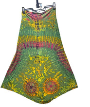 Load image into Gallery viewer, Kathmandu Imports Skirts Womens 30x37 AOP Maxi Viscose Tie Dye Boho Lagenlook
