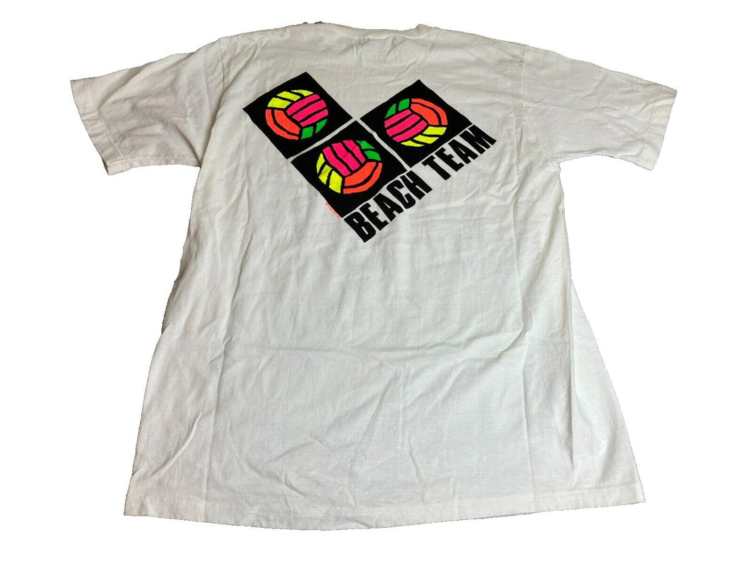 VTG Crazy Shirts Shirt Womens Extra Large Beach Team Volleyball Hawaii 2 Sided