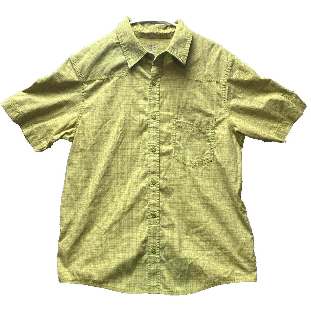 Mountain Hardwear Shirt Adult Medium Outdoors Hiking Camp Pocket Button Up Mens