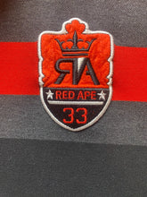 Load image into Gallery viewer, Red Ape Shirt Adult 3XL Red Black Rugby Stripes Hip Hop Streetwear Polo Mens
