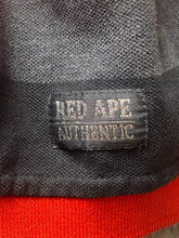Load image into Gallery viewer, Red Ape Shirt Adult 3XL Red Black Rugby Stripes Hip Hop Streetwear Polo Mens
