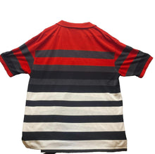 Load image into Gallery viewer, Red Ape Shirt Adult 3XL Red Black Rugby Stripes Hip Hop Streetwear Polo Mens
