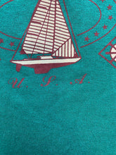 Load image into Gallery viewer, VTG Shirt Adult Extra Large Sail Boat Sailing Single Stitch Bear Seahorse Mens
