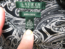 Load image into Gallery viewer, Lauren Ralph Lauren Shirt Womens Medium Button Up Blouse AOP Paisley Ladies
