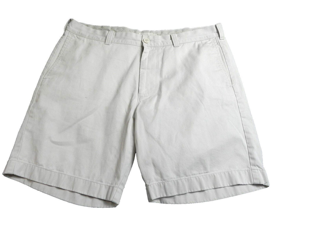 J Crew Shorts Adult 38 White Flat Front Casual Chino Outdoor 9