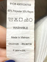 Load image into Gallery viewer, Lauren Ralph Lauren Pants Adult 36x30 Navy Black Houndstooth Rayon Dress Mens
