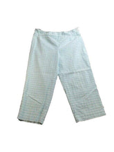 Load image into Gallery viewer, Talbots Pants Womens 12 (33x22) Stretch Flat Front Straight Leg Capri Spandex
