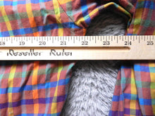 Load image into Gallery viewer, Scott Barber Shirt Adult Medium Button Up Long Sleeve Rainbow Plaid Casual Mens

