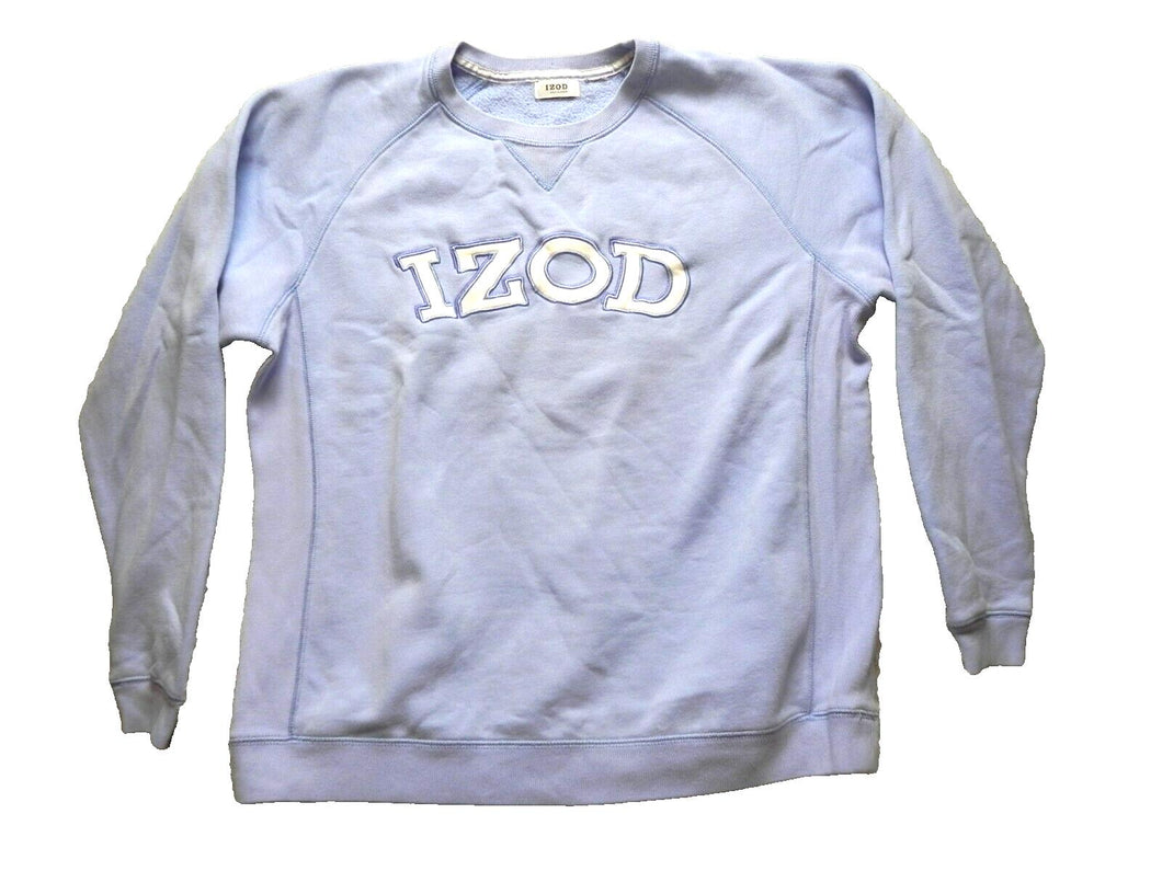 IZOD Sweatshirt Adult Extra Large Golf Classix Fleece Embroidered Patch Mens