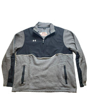 Load image into Gallery viewer, Under Armour Jacket Adult Large Black Gray UA Storm GFA Athletic Windbreaker Men
