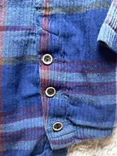 Load image into Gallery viewer, Prana Shirt Womens Small Blue Plaid Fillary Oversized Organic Cotton Ladies
