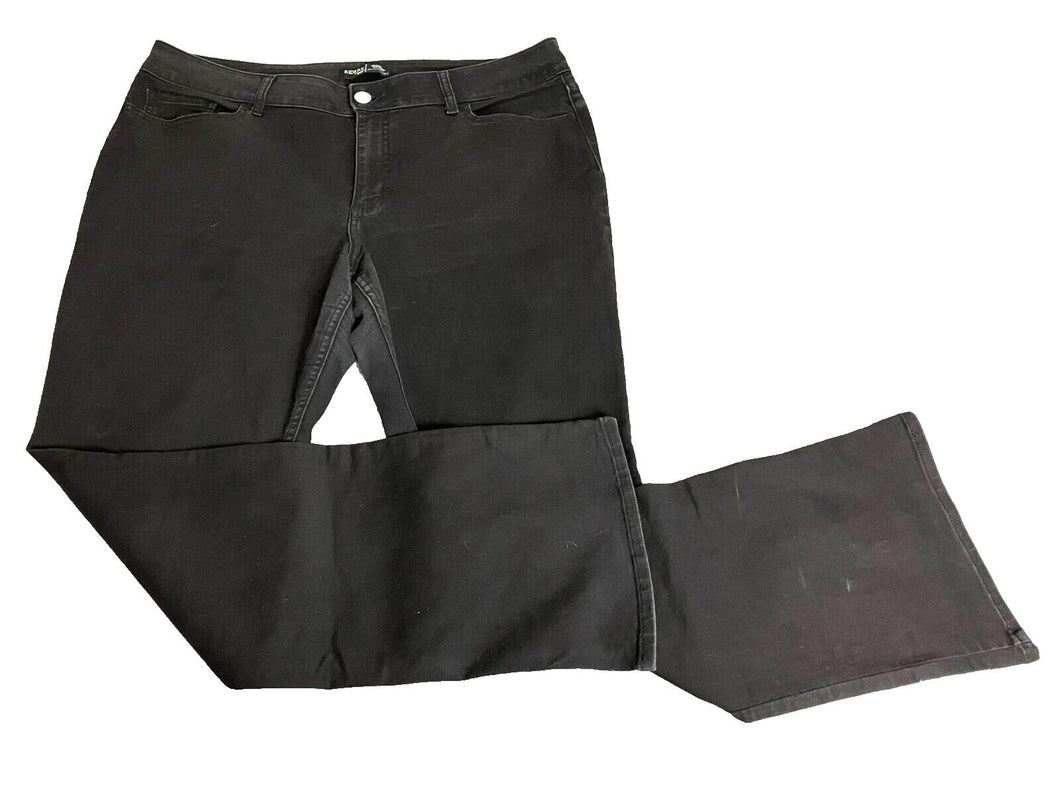 Lee Jeans Womens 38x31 Riders Mid Rise Bootcut 5 Pocket Dark Wash Denim Ladies