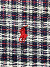 Load image into Gallery viewer, Ralph Lauren Shirt Adult 2XL XXL Plaid Long Sleeve Red Pony Casual Golf Polo Men
