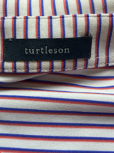 Load image into Gallery viewer, Turtleson Shirt Adult 2XL XXL OAKS 12 Embroidered Striped Spandex Golf Polo Mens
