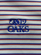 Load image into Gallery viewer, Turtleson Shirt Adult 2XL XXL OAKS 12 Embroidered Striped Spandex Golf Polo Mens
