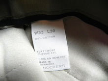 Load image into Gallery viewer, Dockers Pants Adult 33x30 D3 Classic Fit Flat Front Casual Trouser Dress Mens
