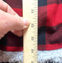 Load image into Gallery viewer, Abercrombie &amp; Fitch Dress Womens Medium Flannel Buffalo Plaid Belted Buttons
