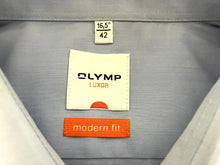 Load image into Gallery viewer, Olymp Luxor Shirt Adult 16.5 42 Extra Large Modern Fit Button Up Camp Dress Mens
