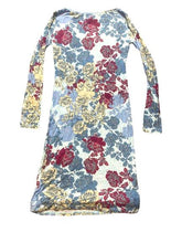 Load image into Gallery viewer, BCBGMaxazria Dress Womens Medium Allover Print Flower Floral Rayon Casual Ladies
