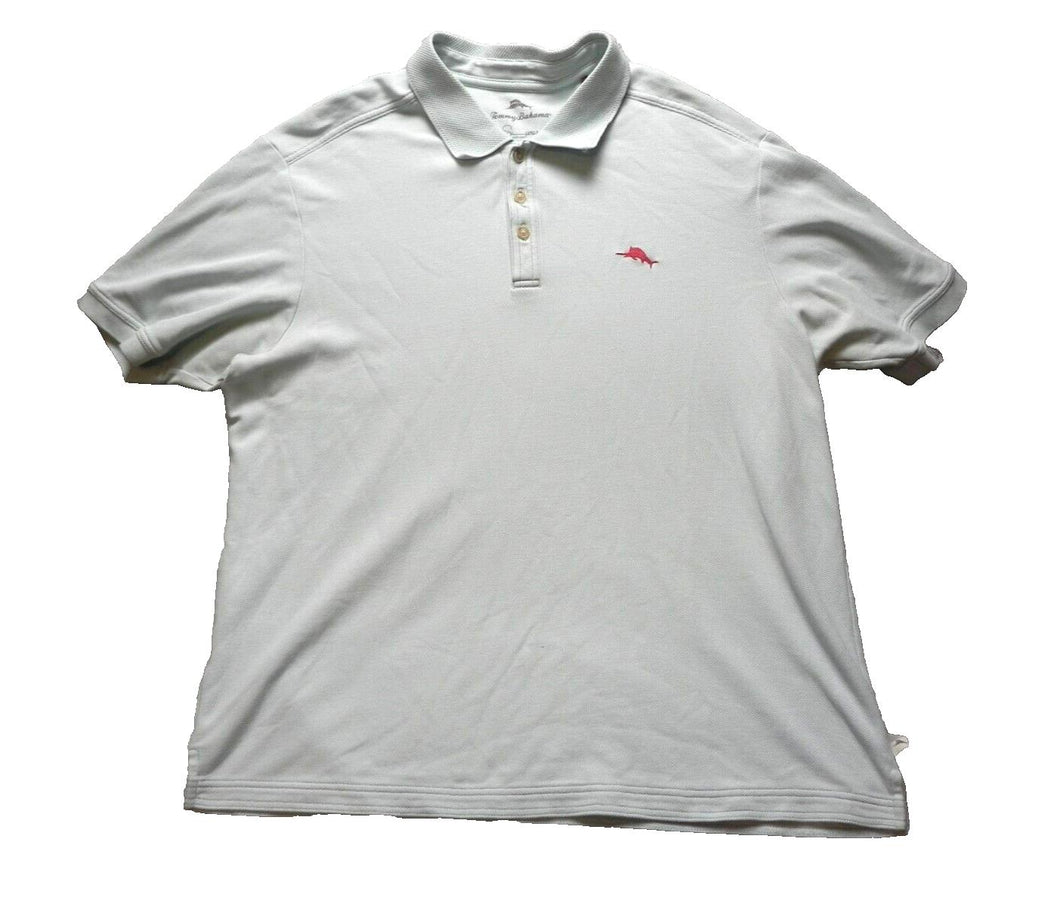 Tommy Bahama Shirt Adult Extra Large Supima Marlin Fish Casual Golf Polo Mens