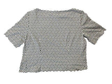 Load image into Gallery viewer, J McLaughlin Shirt Womens Medium Geometric Cropped Casual Blouse Ladies
