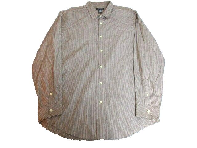 Structure Shirt Adult Extra Large Tall Modern Fit Button Up Long Sleeve Camp Men