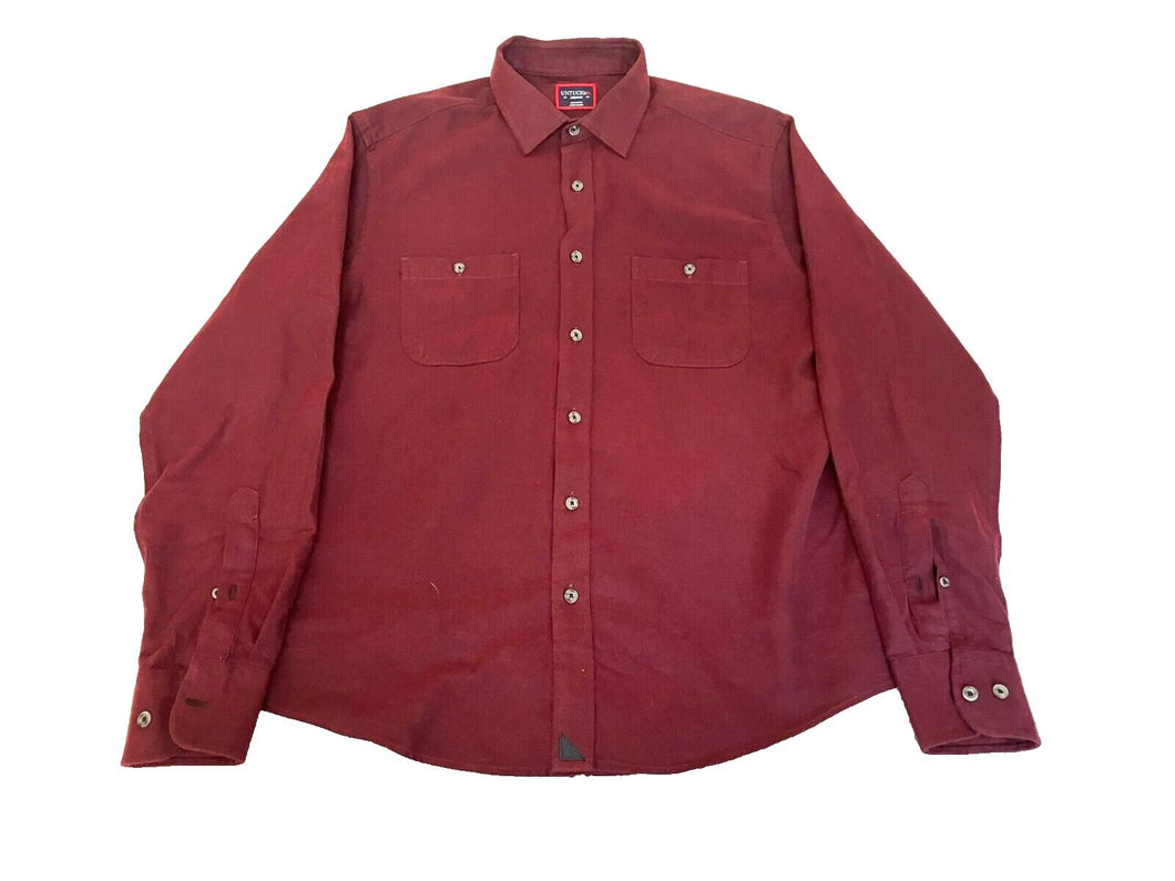 UNTUCKit Shirt Adult Medium Button Up Long Sleeve Chest Pockets Casual Men