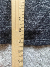 Load image into Gallery viewer, Anthropologie Altar’d State Shirt Womens Medium Gray Black Ruffle Cold Shoulder
