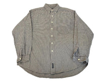 Load image into Gallery viewer, Abercrombie &amp; Fitch Shirt Adult Medium Houndstooth Button Up Long Sleeve Mens
