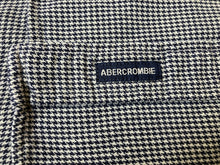 Load image into Gallery viewer, Abercrombie &amp; Fitch Shirt Adult Medium Houndstooth Button Up Long Sleeve Mens
